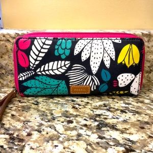 Fossil Full Sized Zip Wallet